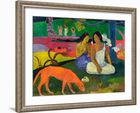 Arearea, 1892-Paul Gauguin-Framed Giclee Print