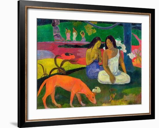 Arearea, 1892-Paul Gauguin-Framed Giclee Print