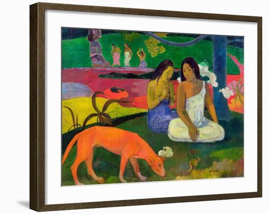 Arearea, 1892-Paul Gauguin-Framed Giclee Print