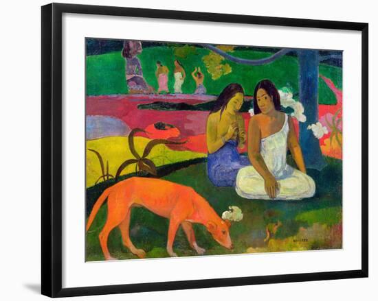 Arearea, 1892-Paul Gauguin-Framed Giclee Print