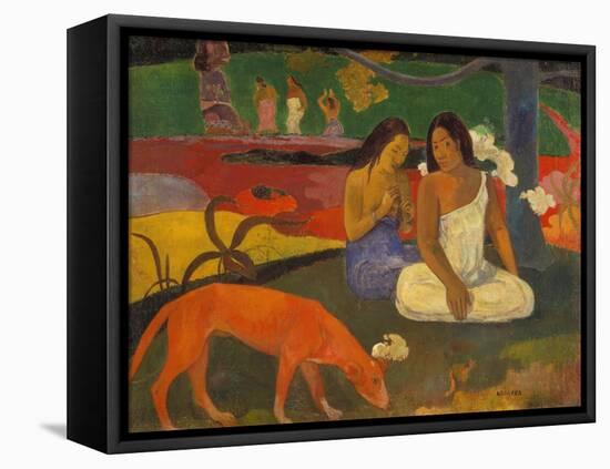 Arearea (The Red Dog), 1892-Paul Gauguin-Framed Premier Image Canvas