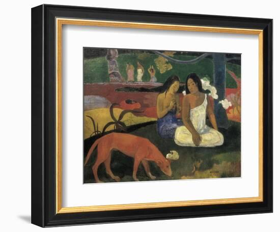 Arearea-Paul Gauguin-Framed Art Print