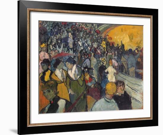 Arena at Arles Spectators in the Arena at Arles-Vincent Van Gogh-Framed Premium Giclee Print