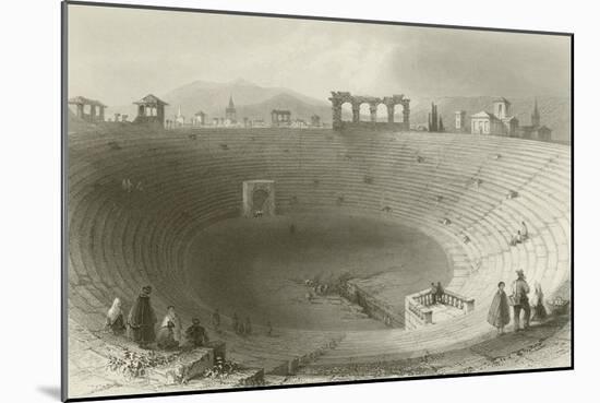 Arena Di Verona-William Henry Bartlett-Mounted Giclee Print