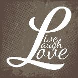 Live Laugh Love-arenacreative-Art Print