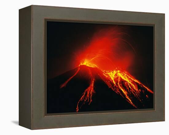 Arenal Erupting-Kevin Schafer-Framed Premier Image Canvas