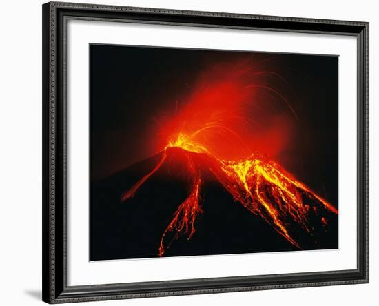 Arenal Erupting-Kevin Schafer-Framed Photographic Print