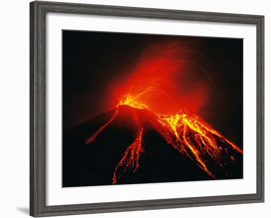 Arenal Erupting-Kevin Schafer-Framed Photographic Print