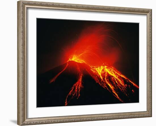 Arenal Erupting-Kevin Schafer-Framed Photographic Print