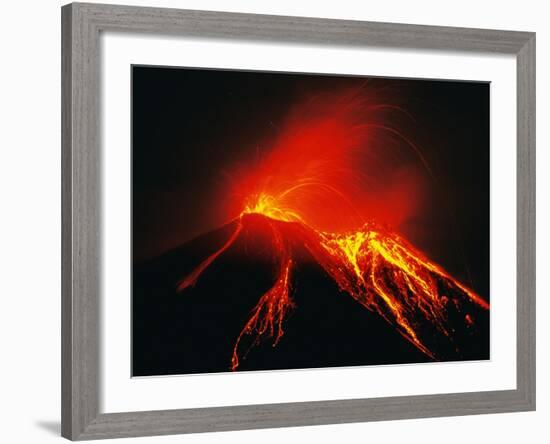 Arenal Erupting-Kevin Schafer-Framed Photographic Print