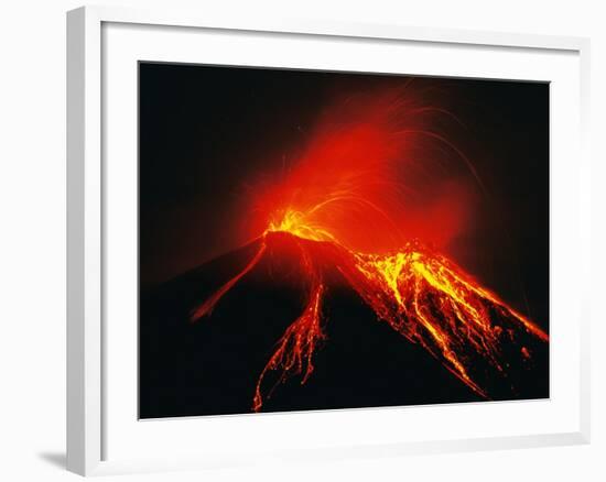 Arenal Erupting-Kevin Schafer-Framed Photographic Print