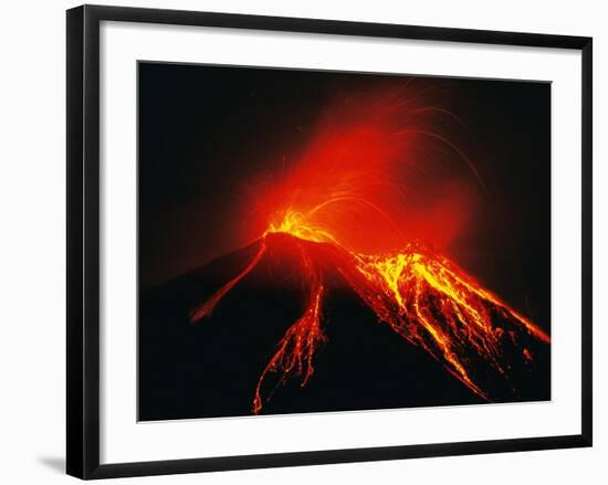 Arenal Erupting-Kevin Schafer-Framed Photographic Print