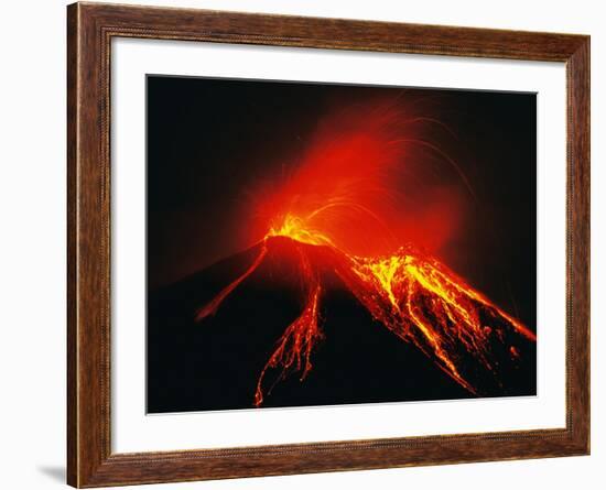 Arenal Erupting-Kevin Schafer-Framed Photographic Print