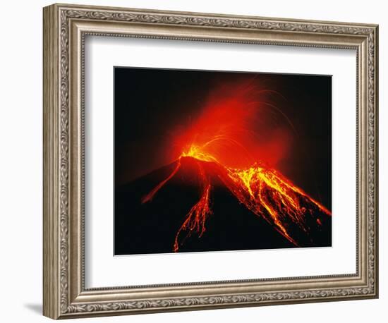 Arenal Erupting-Kevin Schafer-Framed Photographic Print