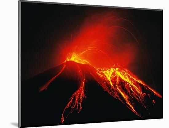 Arenal Erupting-Kevin Schafer-Mounted Photographic Print