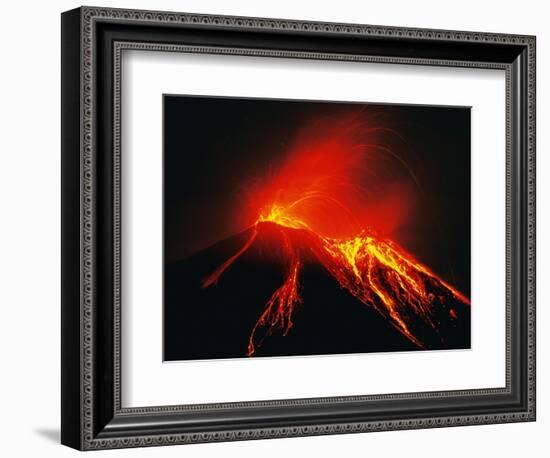 Arenal Erupting-Kevin Schafer-Framed Photographic Print