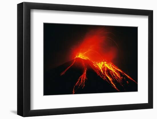 Arenal Erupting-Kevin Schafer-Framed Photographic Print