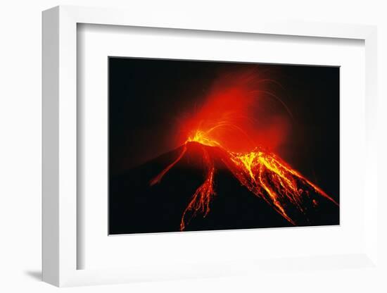 Arenal Erupting-Kevin Schafer-Framed Photographic Print