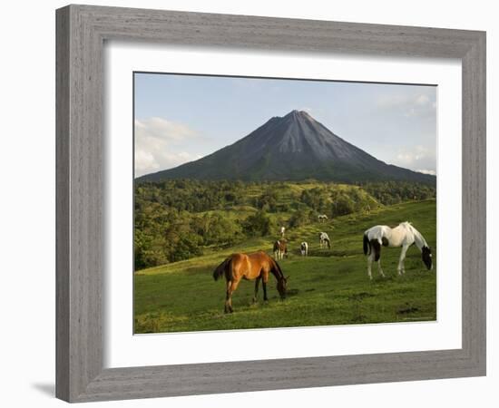 Arenal Volcano from the La Fortuna Side, Costa Rica-Robert Harding-Framed Photographic Print