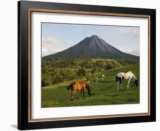 Arenal Volcano from the La Fortuna Side, Costa Rica-Robert Harding-Framed Photographic Print