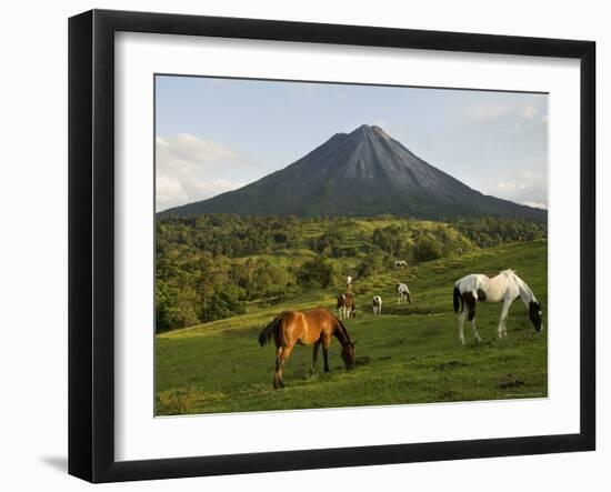 Arenal Volcano from the La Fortuna Side, Costa Rica-Robert Harding-Framed Photographic Print
