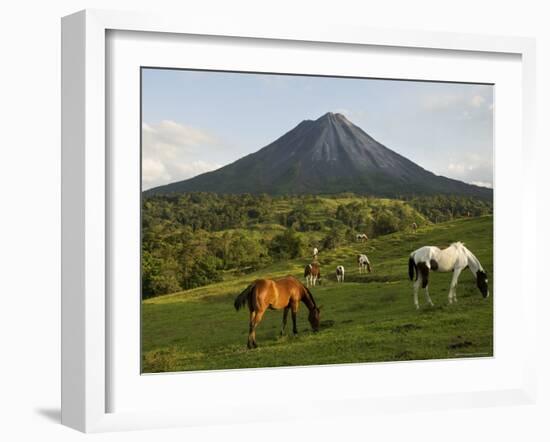 Arenal Volcano from the La Fortuna Side, Costa Rica-Robert Harding-Framed Photographic Print