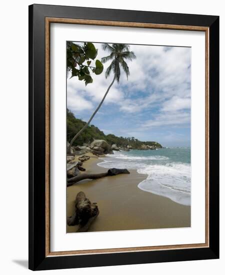 Arenilla Beach, Tayrona National Park, Colombia, South America-Ethel Davies-Framed Photographic Print