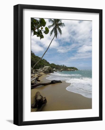 Arenilla Beach, Tayrona National Park, Colombia, South America-Ethel Davies-Framed Photographic Print