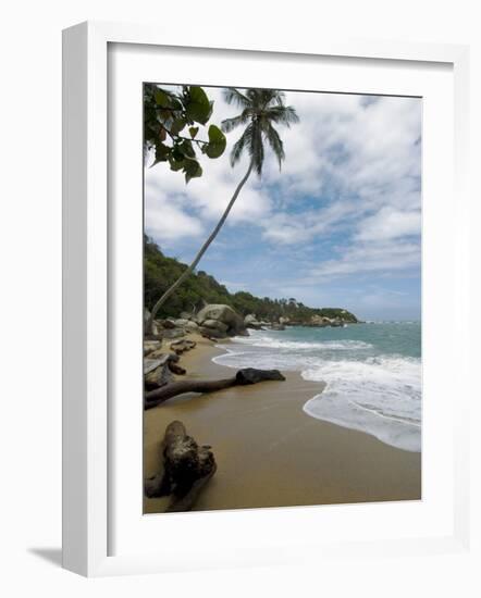 Arenilla Beach, Tayrona National Park, Colombia, South America-Ethel Davies-Framed Photographic Print