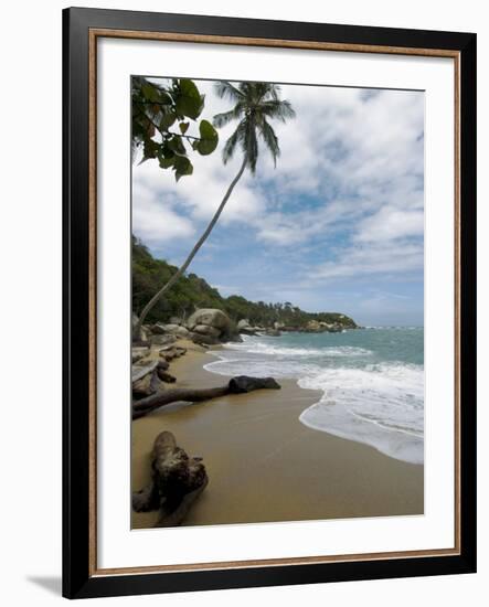 Arenilla Beach, Tayrona National Park, Colombia, South America-Ethel Davies-Framed Photographic Print