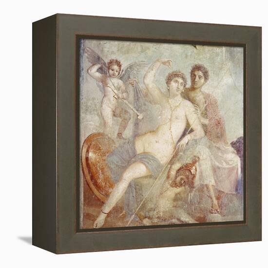 Ares and Aphrodite-Pompeii-Framed Premier Image Canvas