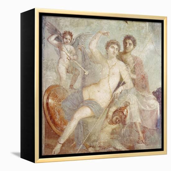 Ares and Aphrodite-Pompeii-Framed Premier Image Canvas