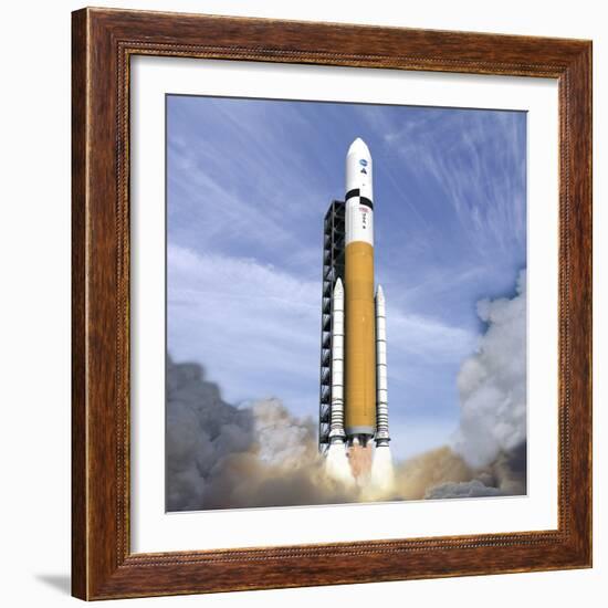 Ares V Rocket, Artwork-null-Framed Premium Photographic Print