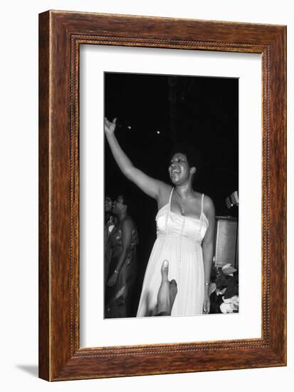 Aretha Franklin, the Queen of Soul-null-Framed Art Print