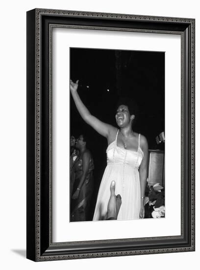 Aretha Franklin, the Queen of Soul-null-Framed Art Print