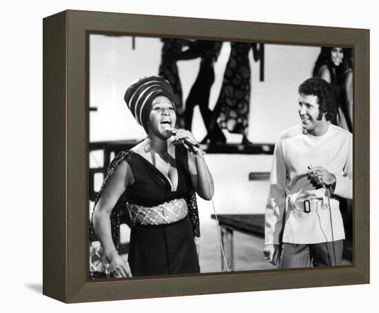 Aretha Franklin-null-Framed Stretched Canvas