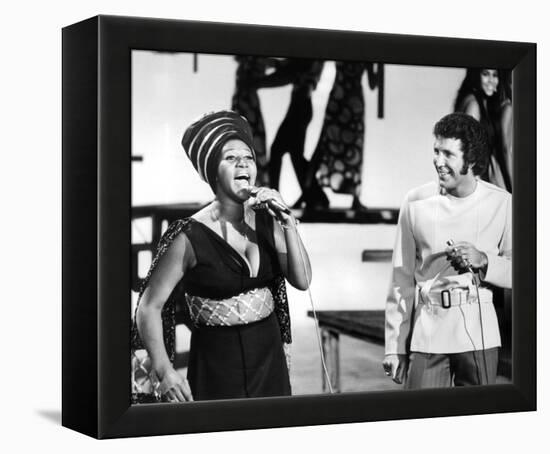 Aretha Franklin-null-Framed Stretched Canvas