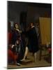 Aretino in the Studio of Tintoretto, 1848-Jean Auguste Dominique Ingres-Mounted Giclee Print