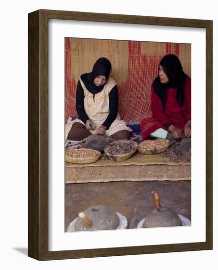 Argen Making, Asni, Atlas Mountains, Morocco, North Africa, Africa-Frank Fell-Framed Photographic Print