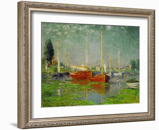 Argenteuil, 1875 Canvas, 56 x 67cm RF 1963-106.-Claude Monet-Framed Giclee Print