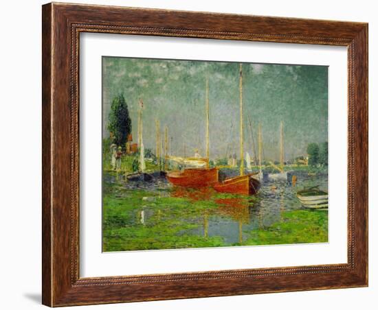 Argenteuil, 1875 Canvas, 56 x 67cm RF 1963-106.-Claude Monet-Framed Giclee Print