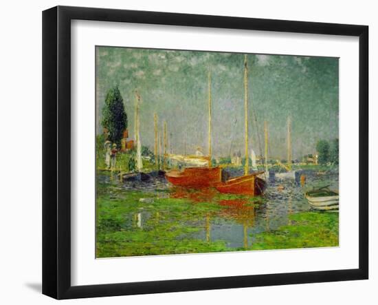 Argenteuil, 1875 Canvas, 56 x 67cm RF 1963-106.-Claude Monet-Framed Giclee Print