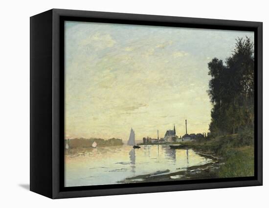 Argenteuil, Late Afternoon, 1872-Claude Monet-Framed Premier Image Canvas