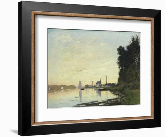 Argenteuil, Late Afternoon, 1872-Claude Monet-Framed Giclee Print