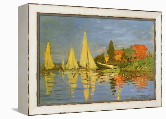 Argenteuil Yacht Race, 1872-Claude Monet-Framed Premier Image Canvas