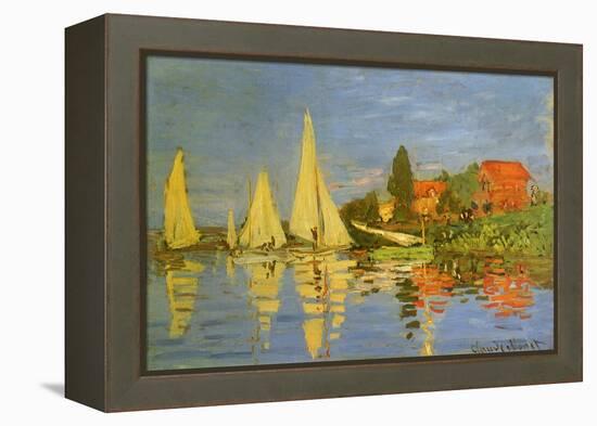 Argenteuil Yacht Race, 1872-Claude Monet-Framed Premier Image Canvas