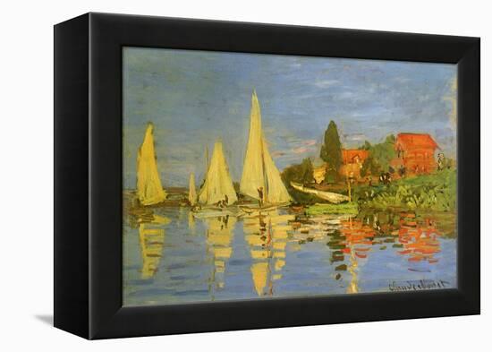 Argenteuil Yacht Race, 1872-Claude Monet-Framed Premier Image Canvas