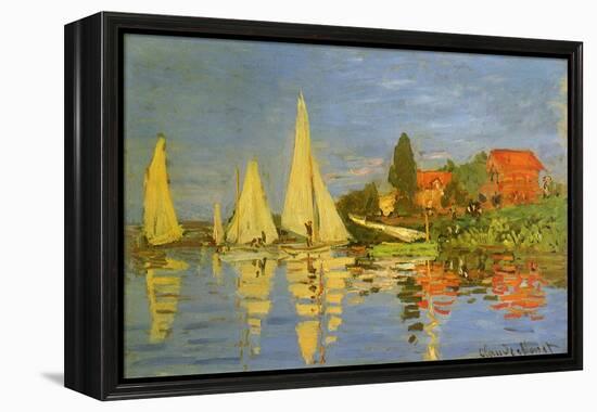 Argenteuil Yacht Race, 1872-Claude Monet-Framed Premier Image Canvas