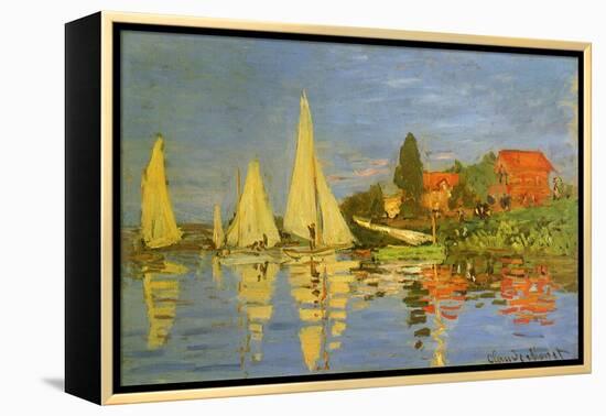 Argenteuil Yacht Race, 1872-Claude Monet-Framed Premier Image Canvas