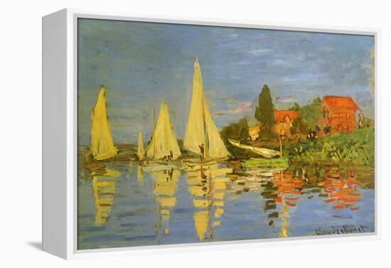 Argenteuil Yacht Race, 1872-Claude Monet-Framed Premier Image Canvas